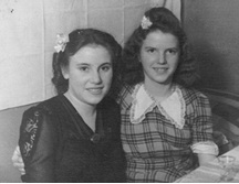 Wilma und Agnes 1950