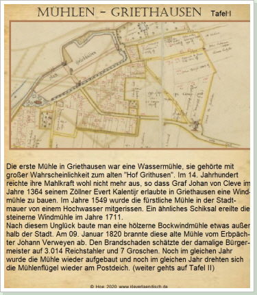 Text aus "Griethausen" von Wolfgang Dahms 1994, Tafel I, Hoe.28.06.2020